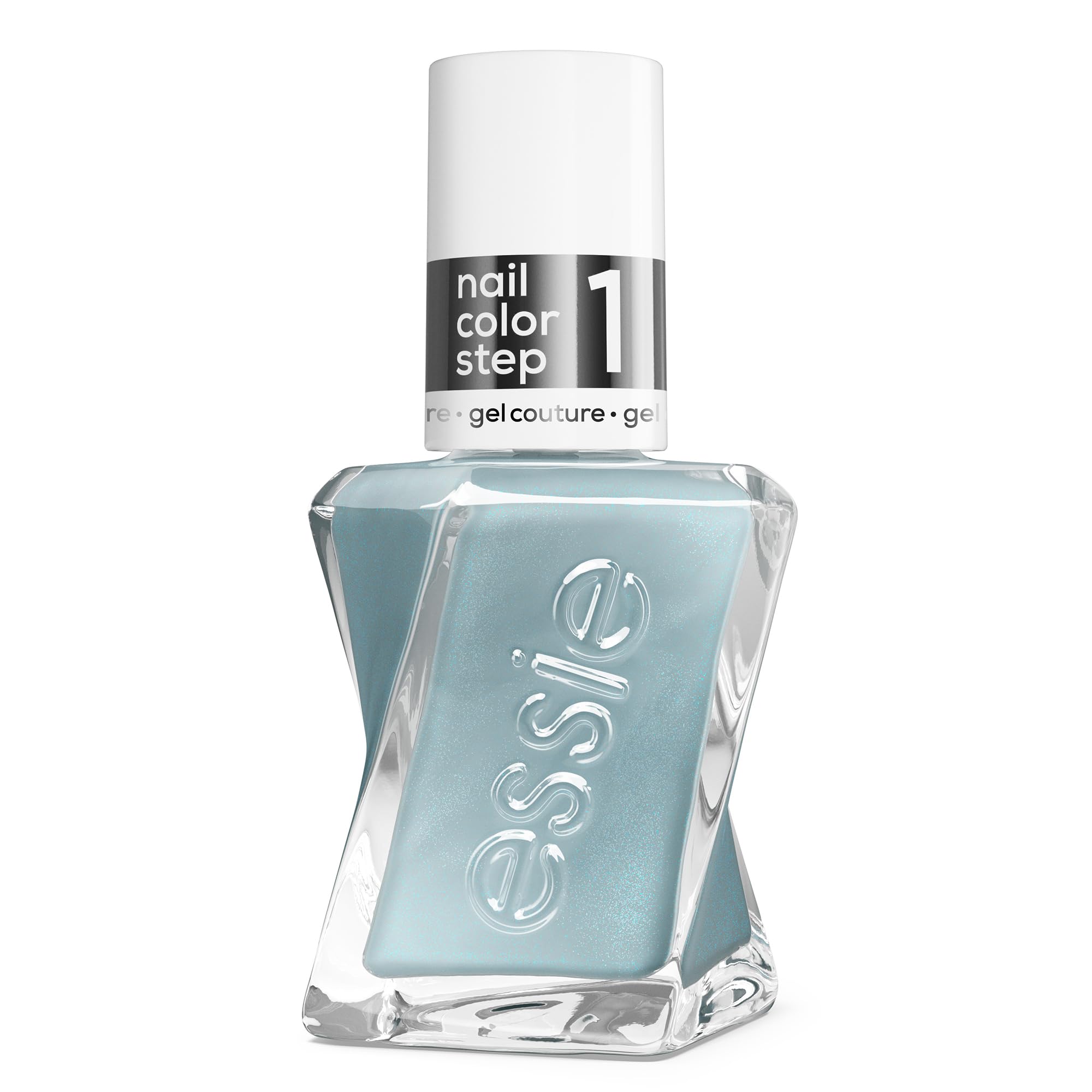 essie Gel Couture Nail Polish First View, Blue Nail Polish, 0.46 Fl. oz.