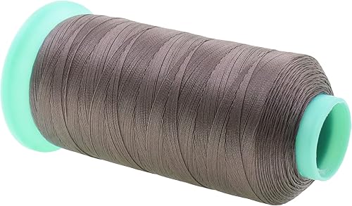 Miniatura 734 de Mandala Crafts Hilos de coser resistentes de nailon consolidado, hilo para tejer jeans de cuero, hilos de tapicería marina al aire libre, Beige