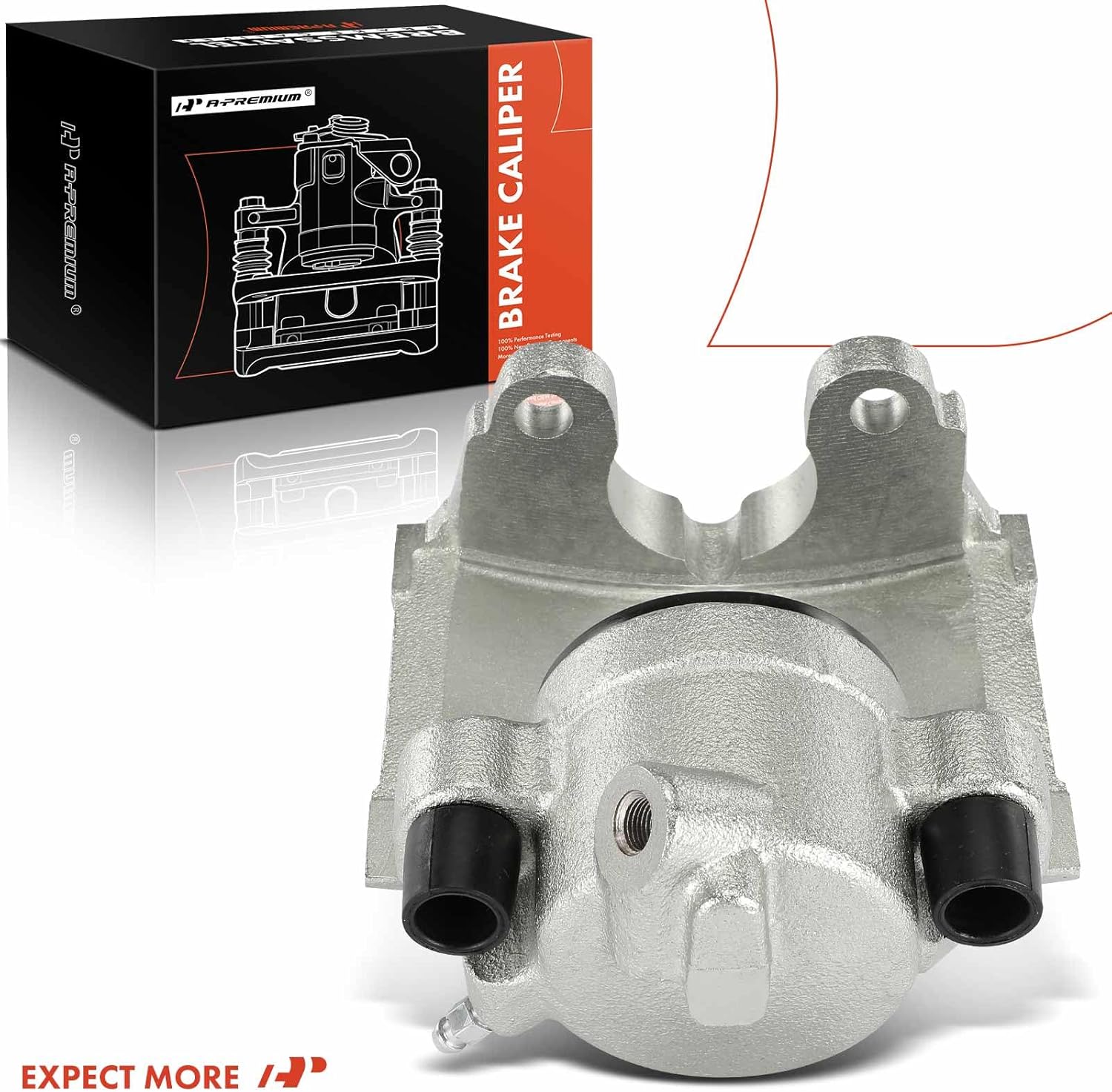 A-Premium Disc Brake Caliper Assembly Without Bracket Compatible with Select BMW Models - E46 M3 2001-2006, E85/E86 Z4 2006-2008, L6 3.2L - Front Left Driver Side