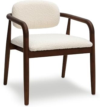 Tov Furniture Boucle Dining Chair Boucle, Cream