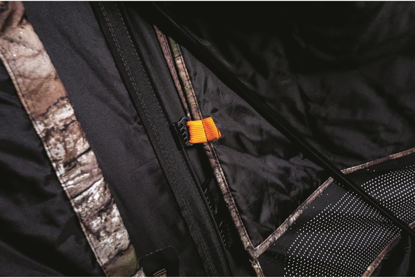 Guide Gear Field General 4-Star Hunting Ground Blind with Snow Support Pole, 1 Man Person Tent, Turkey, Duck, Deer Hunting Gear Equipment Accessories