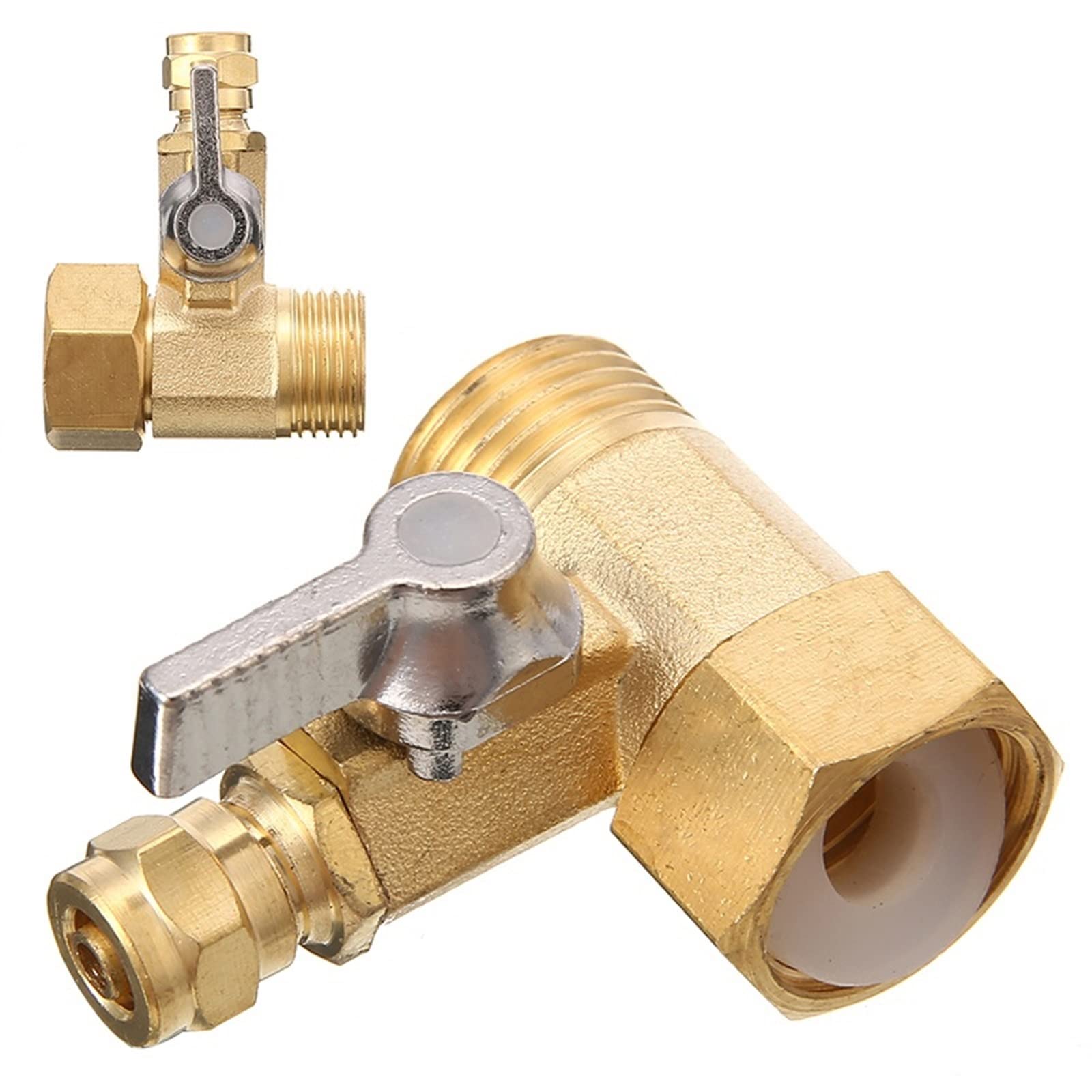 Adaptateur en laiton 1/2 vers 1/4 pour filtre à eau et vanne de tuyau domestique
