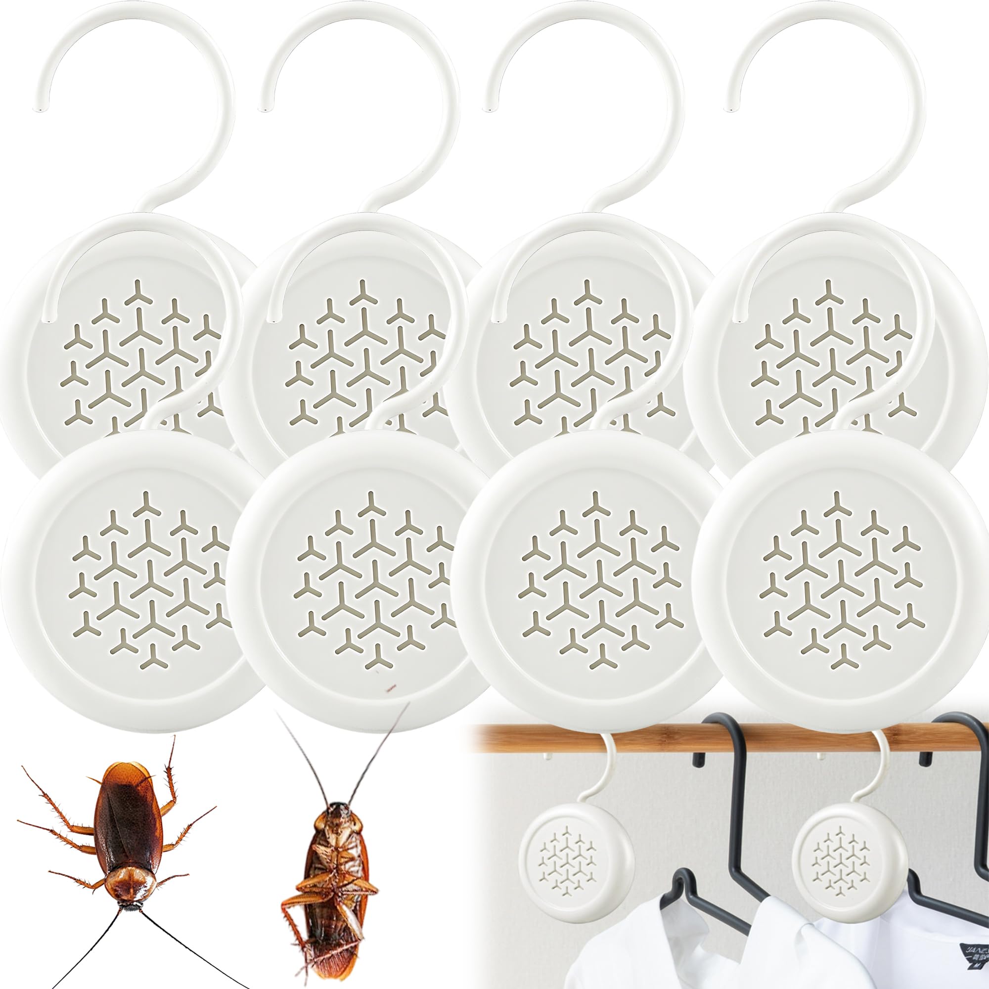 8 Tabletas Blancas Repelentes De Insectos y Moho, Antipolillas Para Ropa Armario, Trampa Polillas Ropa, Tamaño 13,8 * 8 * 8 Cm, Armarios, Armarios De Zapatos, Cajones a Prueba De Moho y Humedad