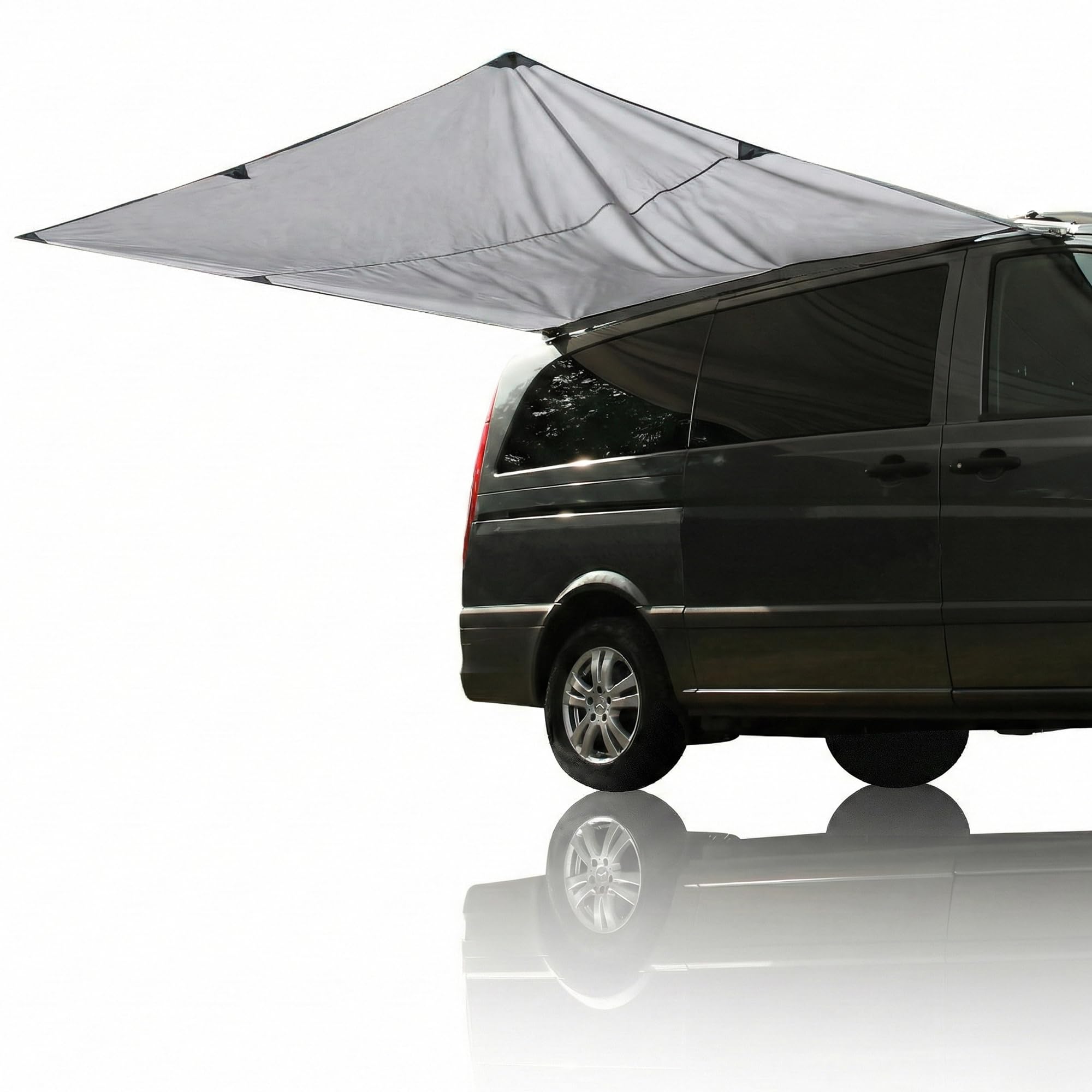 your GEAR Cavoli Bâche 2,6 x 2,4 m – Bulli, bus et van – Voile d'ombrage UV 50+ 5000 mm – Sans armature