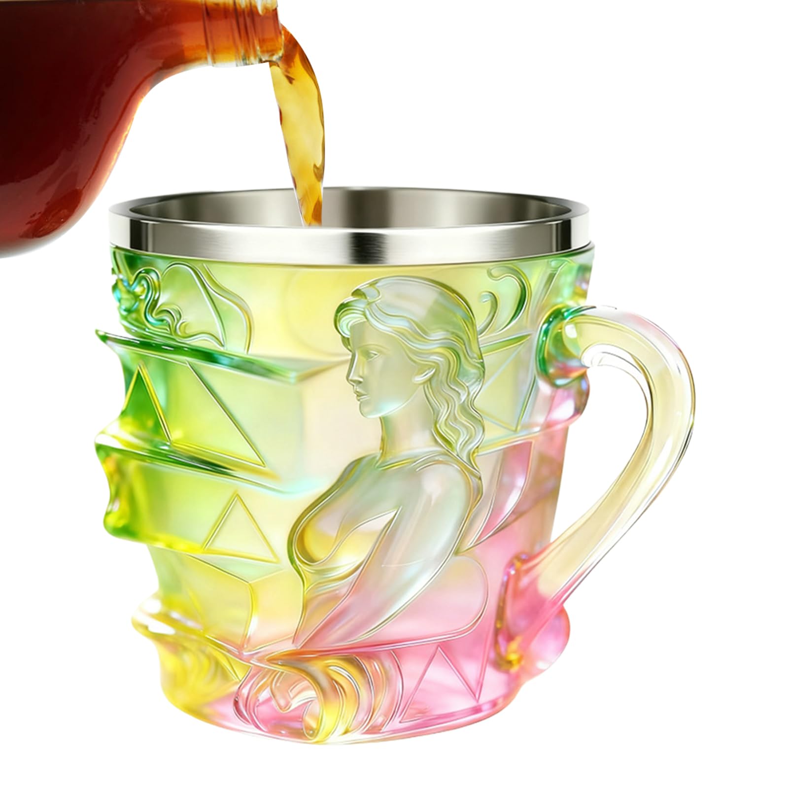 Mug à Café 3D avec Livres Empilés Générique pour femme lectrice et écrivain
