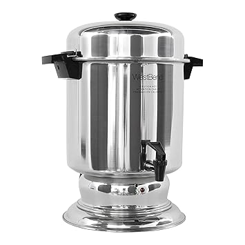 West Bend 13550 55 Cup Commercial Stainless Steel Coffeemaker (Discontinued by Manufacturer)