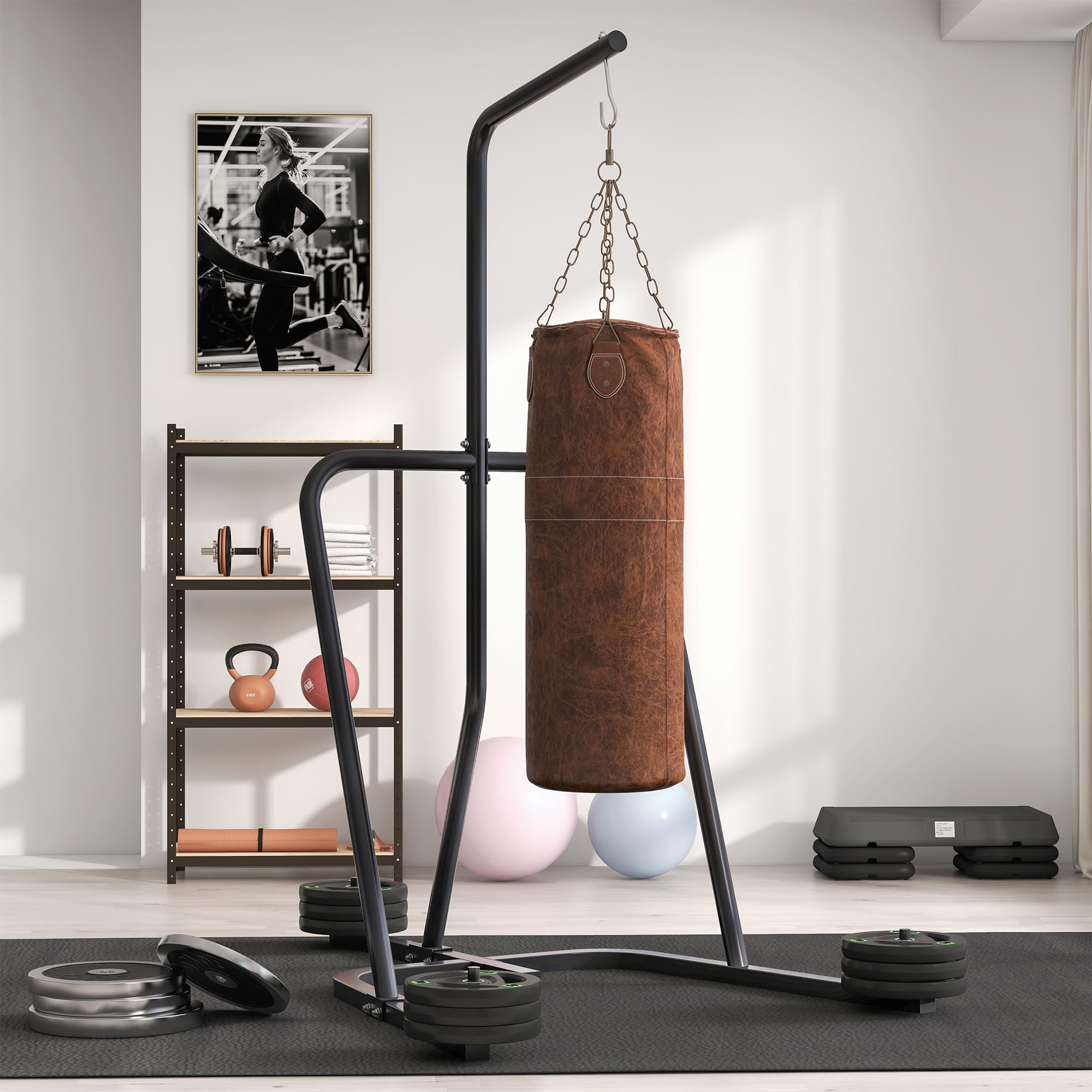 Gancio Per Sacco Pesante – Supporto In Nylon Per Sacco Da Boxe – Fino A 450 Kg – Per Palestra E Casa - 3