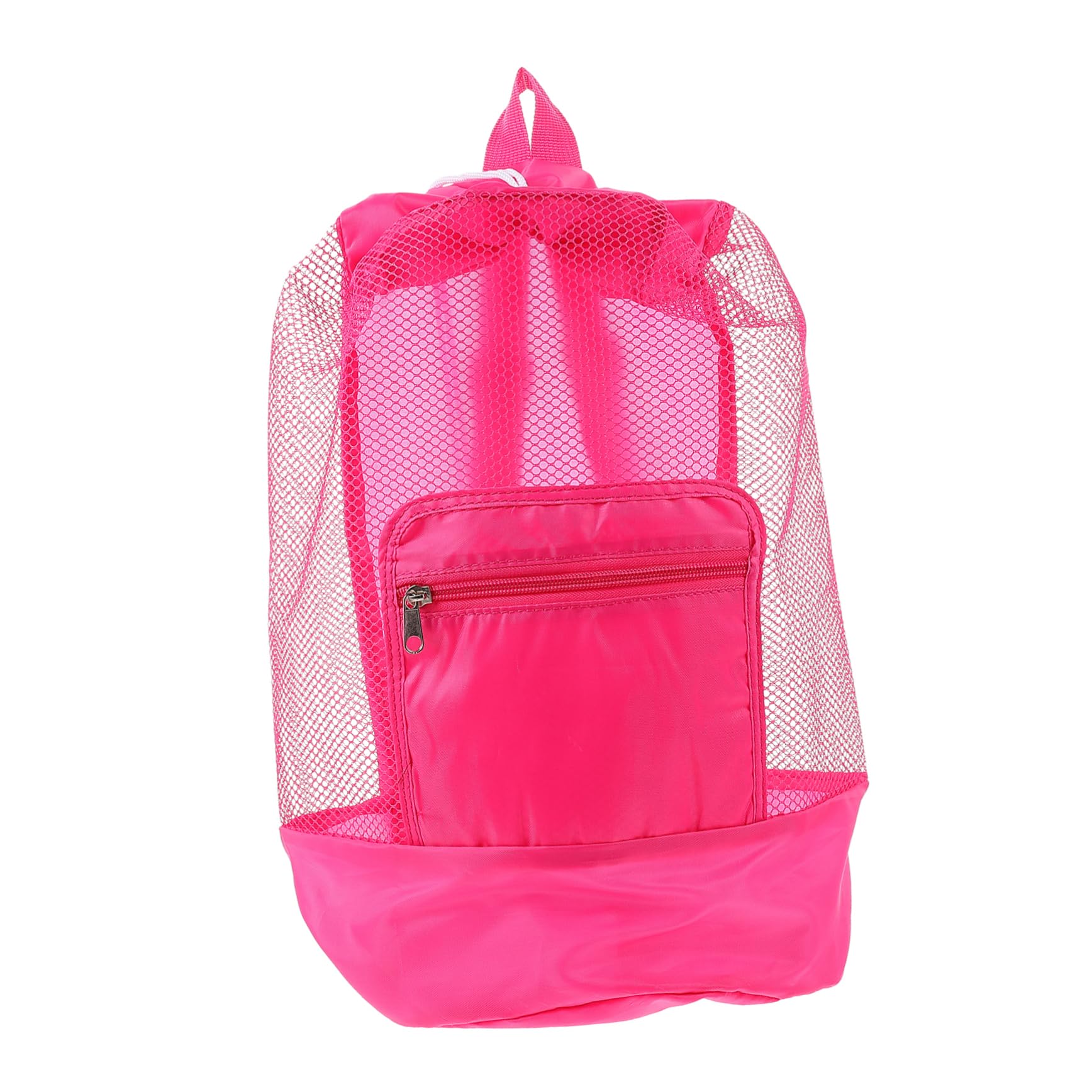 KICHOUSE Beach Storage Mesh Backpack Lightweight Beach Storage Bag for Easy Carrying for Beach Vacation Essentials