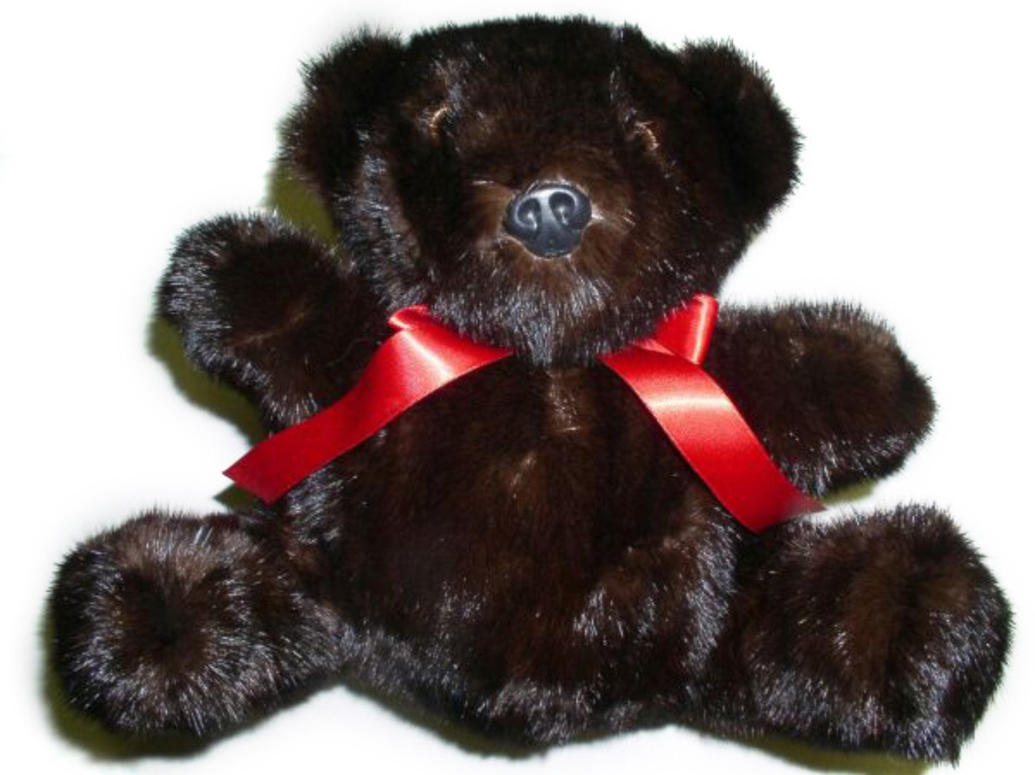 handmade mink teddy bears