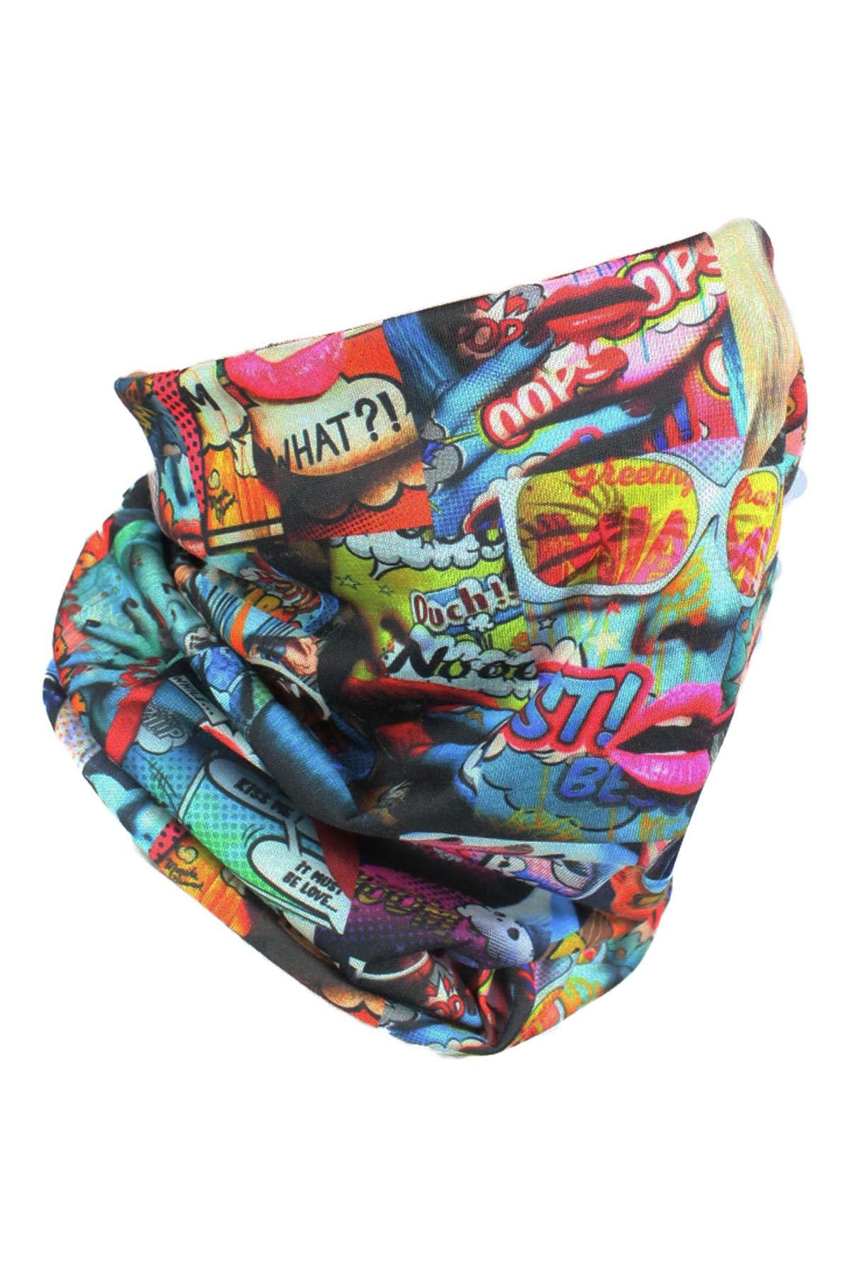 Tusah Bandana & Boyunluk Yürüyüş Avcılık Bisiklet Koşu Tüp Eşarp Kayak Spor Boyun Isıtıcı Yarım Yüz Maske Tek Ebat Unisex 19