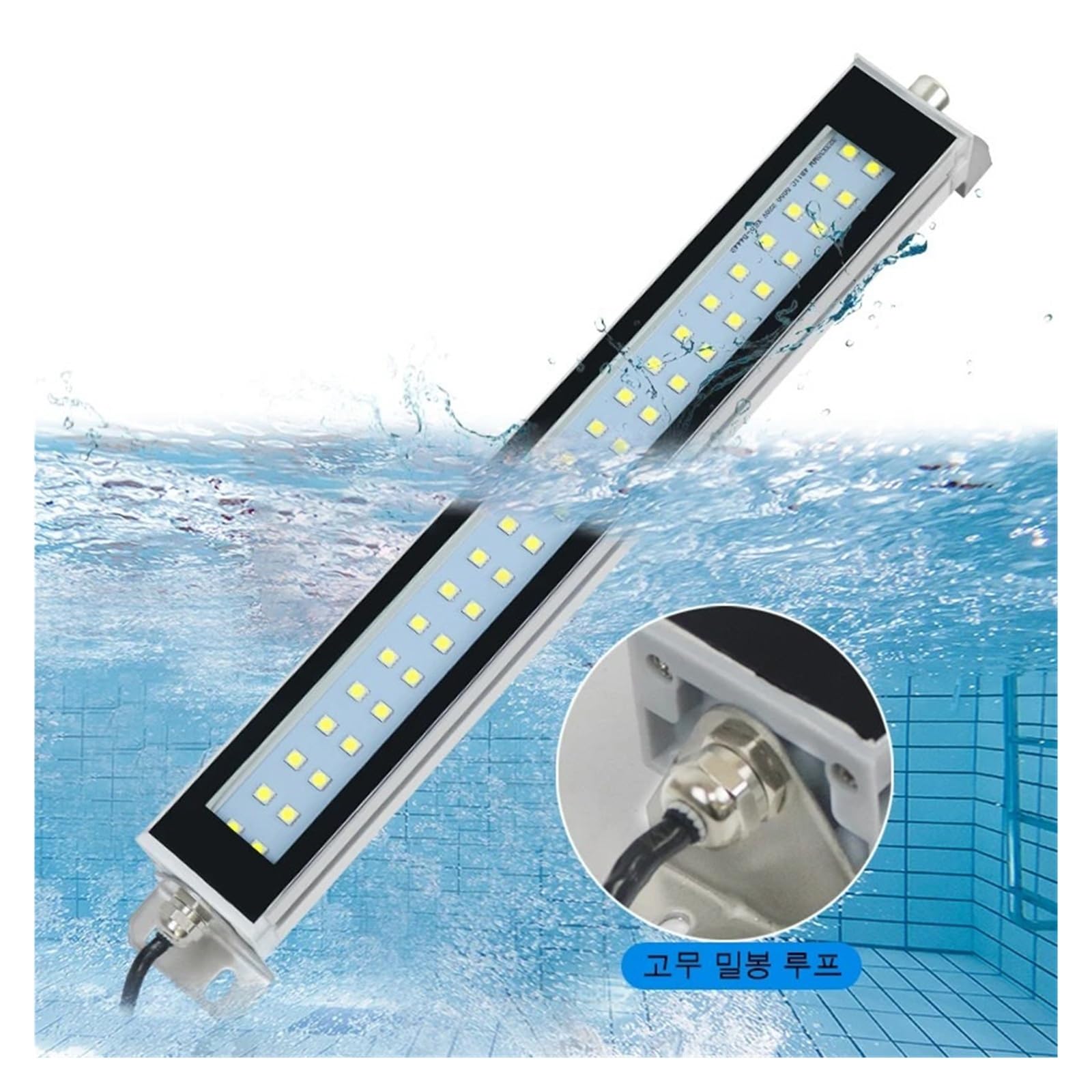 22-95CM Lampa robocza LED do obrabiarek Wodoodporna maszyna CNC Warsztat tokarki Oświetlenie 24 V / 220 Wysoka jasność(69cm cool white,DC24-36V)