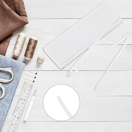 Vista 16 de Shappy Banda elástica para coser de punto (1/2 pulgada x 11 yardas, blanco)