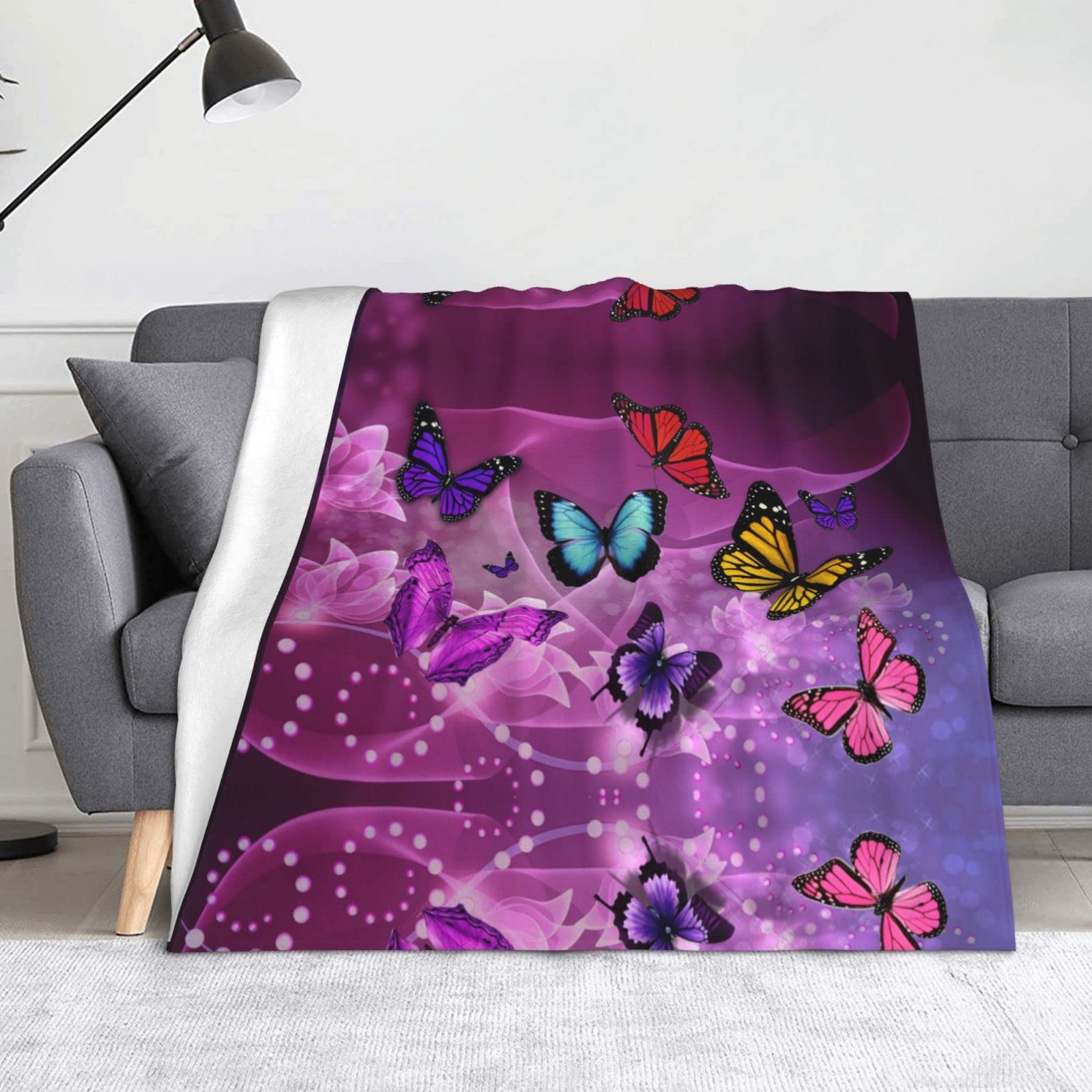 Couverture microfibre douce contre le froid du canapé au lit