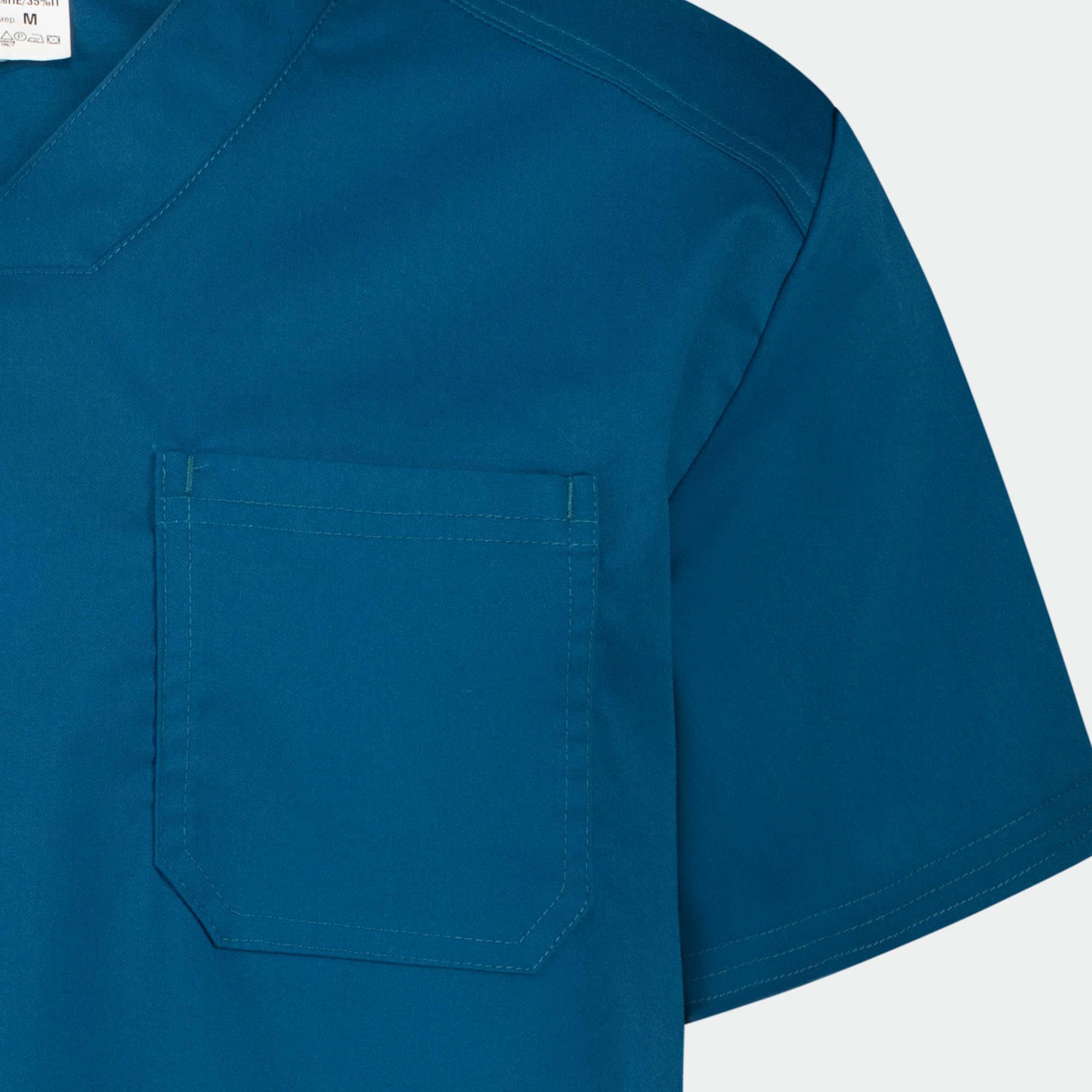 B-well Marco Casacca Sanitaria Uomo Medico Divisa a Maniche Corte Con Scollo a V