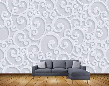 Beibehang Exclusive BVZ0490 European Hollow Stereo Tv Background Wall HD 3D Wallpaper(426 cm x 304 cm)