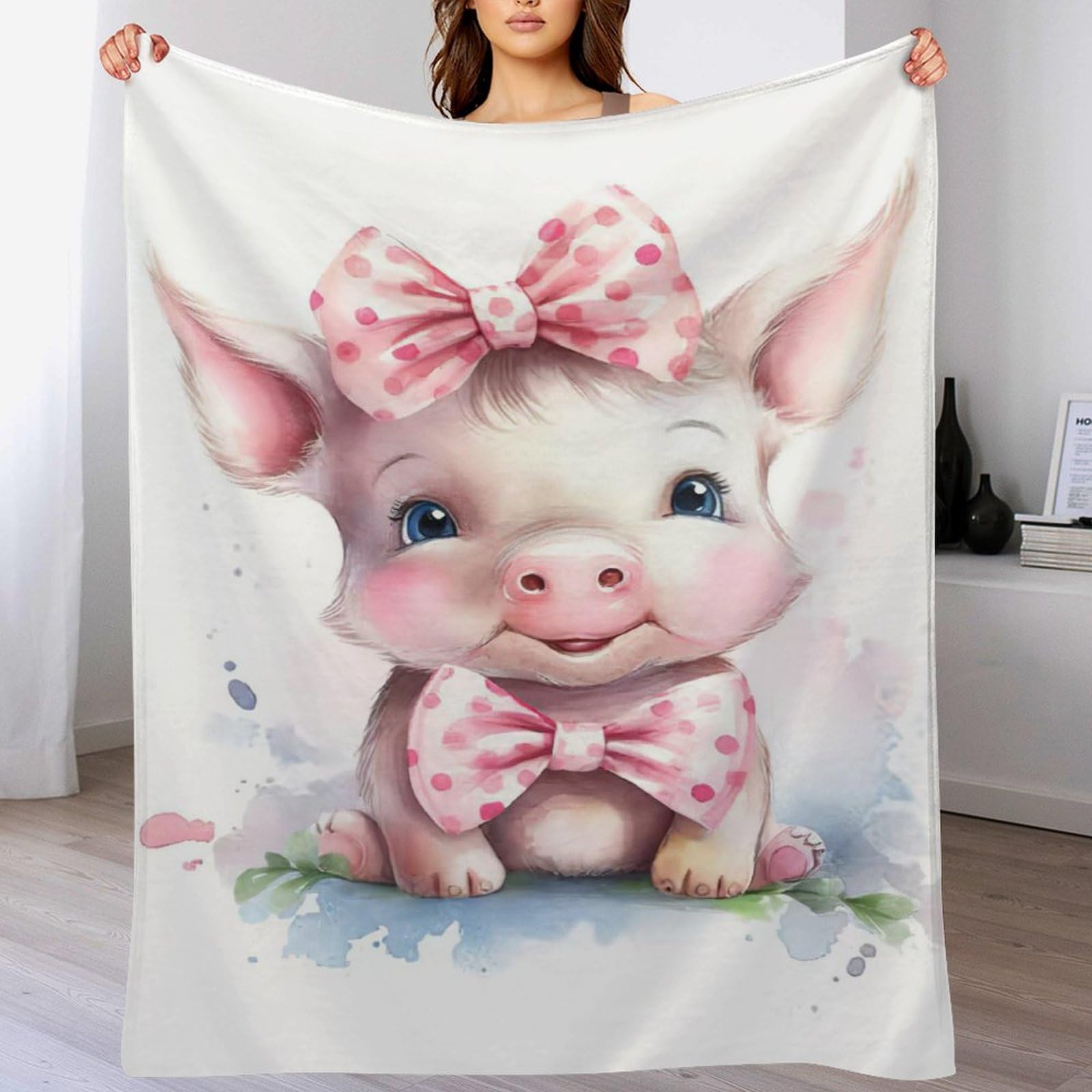 Couverture cochon pour enfants et adultes, une idée cadeau douce
