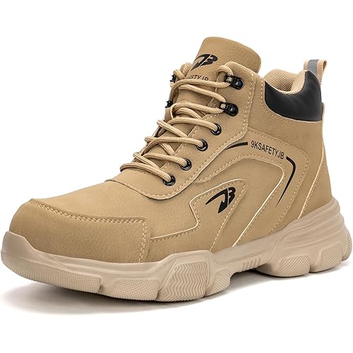 Steel Toe Boots for Men Women Comfortable Lightweight Work Boots for Men Industrial Construction Boot Non Slip Work Shoes