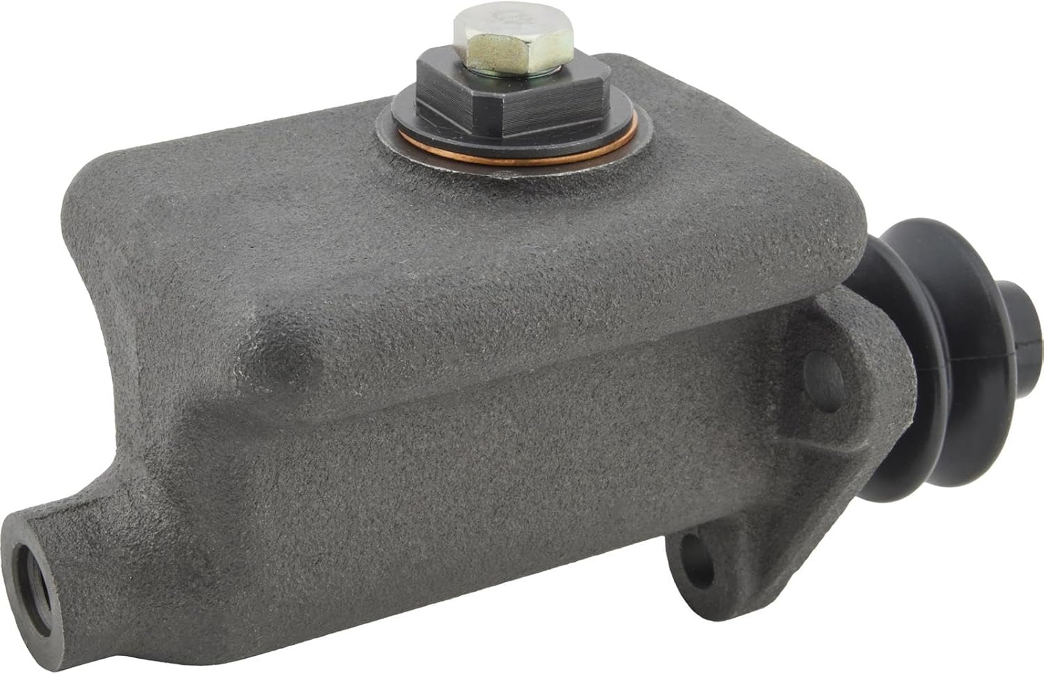 Speedway Motors Single Master Cylinder 1-1/16 Inch Bore New Cast Iron Design Triangular Bolt Pattern Frame Mount Drum Brake Replacement, Compatible with 1939–48 Ford