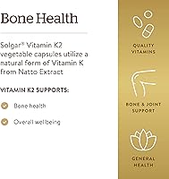 Vista 9 de Vitamina K2 natural Solgar, 0,0000035 oz, SF2095960, 1, 1