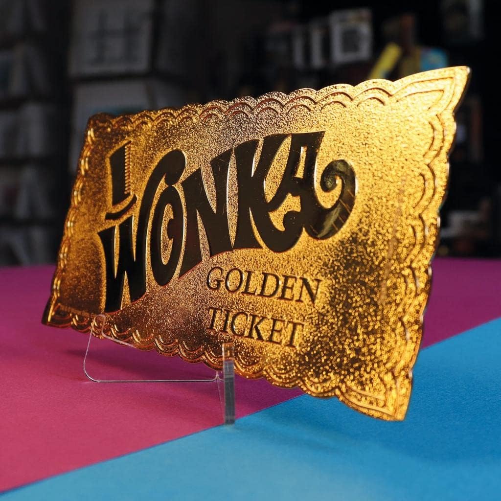 FANATTIK Willy Wonka - Golden Ticket - Ticket Edition Collector