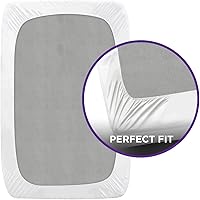 Vista 2 de Blissford - Protector de colchón de plástico individual XL, estilo sábana bajera, funda de colchón de vinilo impermeable, resistente y transpirable