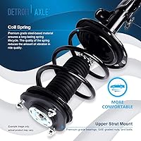 Vista 2029 de Detroit Axle - Kit de suspensión delantera de 10 piezas para Chevy Aveo Aveo5 Pontiac G3 Wave 2 Ready Struts Assembly 2 Enlaces de barra