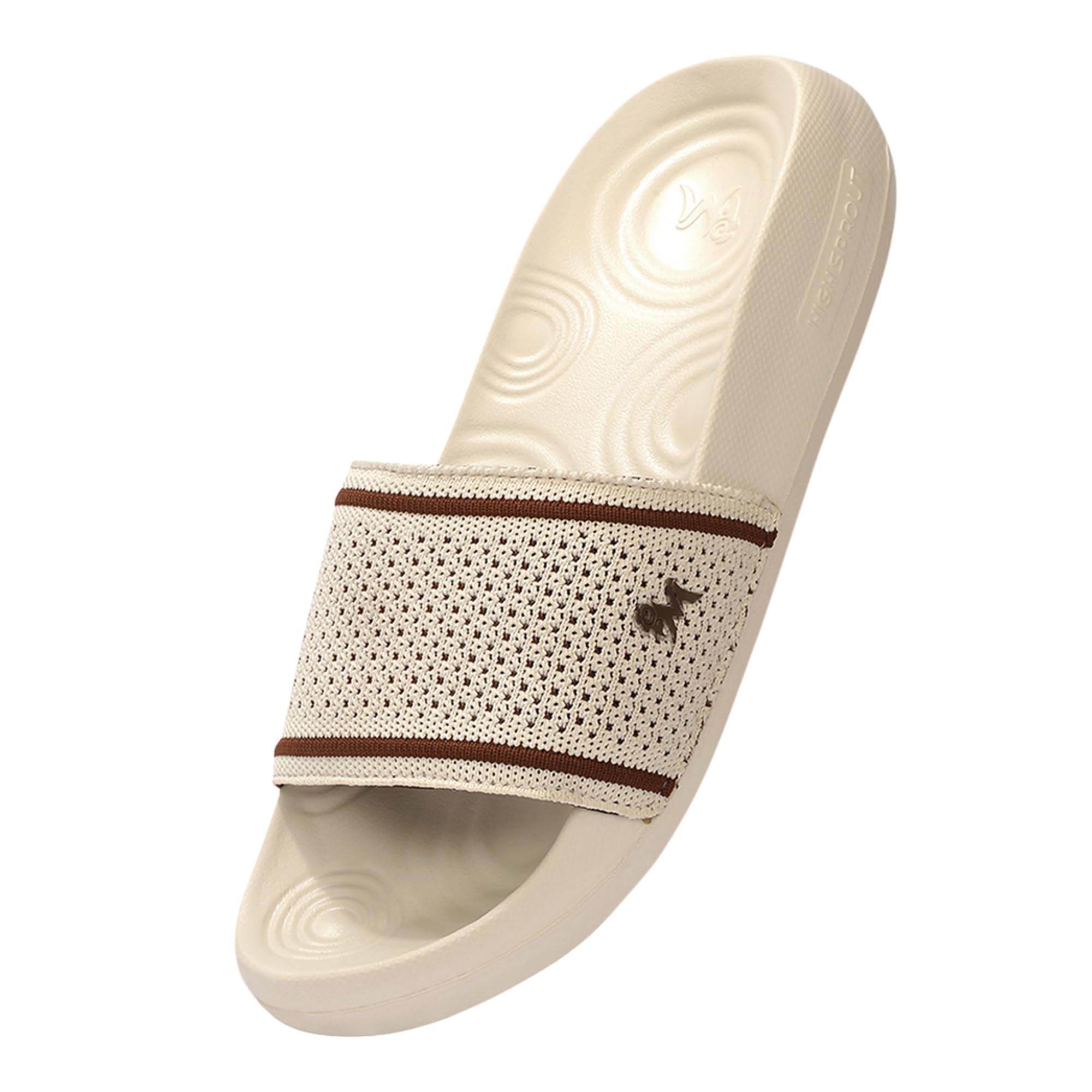 neeman's HighSprout Knitro Slides for Men | Cushioned Casual Slides with Soft Knit Strap, Lightweight Flexible Sole & Water-Friendly Comfort | Casual Chappal-picture-23