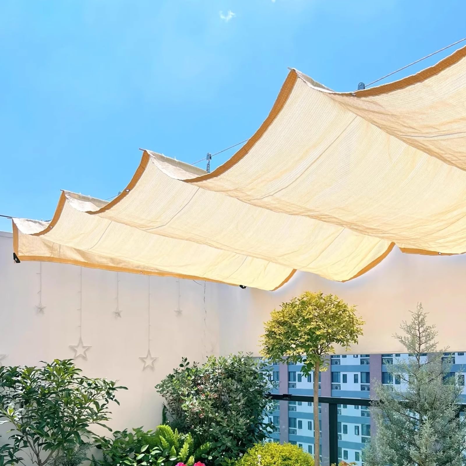 sonnensegel aufschieben Ausziehbares Wellen-Sonnensegel für Terrasse, Outdoor, Garten, UV-blockierend, U-förmig, Wellenabdeckung, zum auf Draht, 0,9 x Color:Kash Money PRO Vibe Sattelstütze – Bolso Ayudante en Emergencias