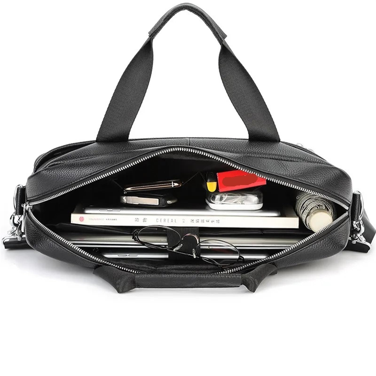 Borsa a Mano in Pelle da Uomo Valigetta in Pelle Borsa a Tracolla da Uomo Grande da Lavoro Borsa a Tracolla in Pelle di Vacchetta da Uomo Uomo Ventiquattrore