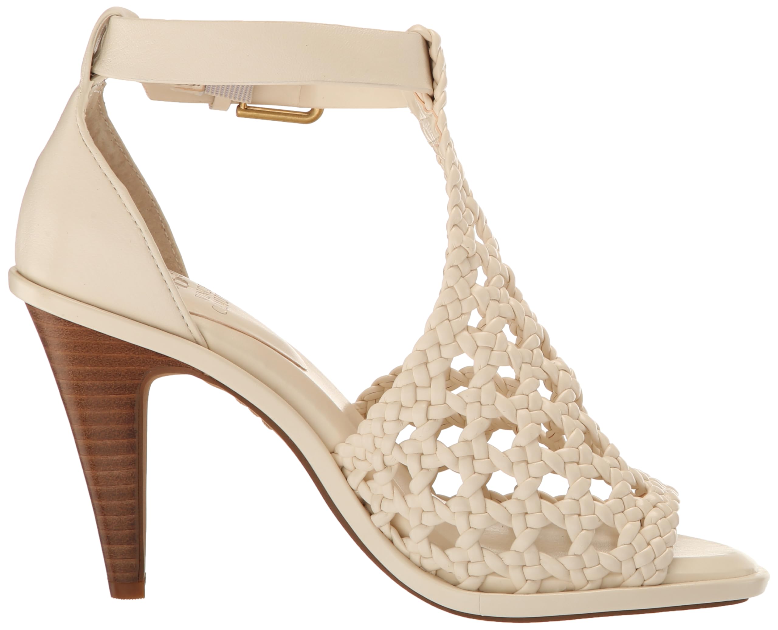 Vince Camuto Women's Frasper Heeled Sandal: Creamy White 7.5