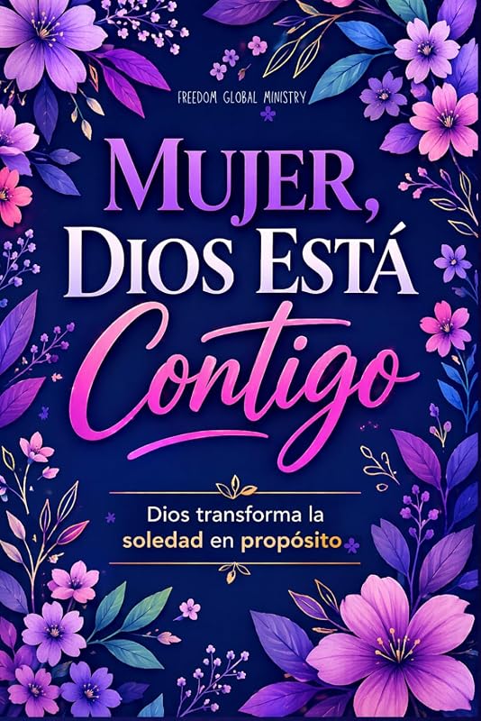 Mujer, Dios Está Contigo: Libro cristiano para mujeres: cómo sanar tu corazón, vencer la soledad y levantarte con propósito en Dios (Libros cristianos en español) (Spanish Edition)