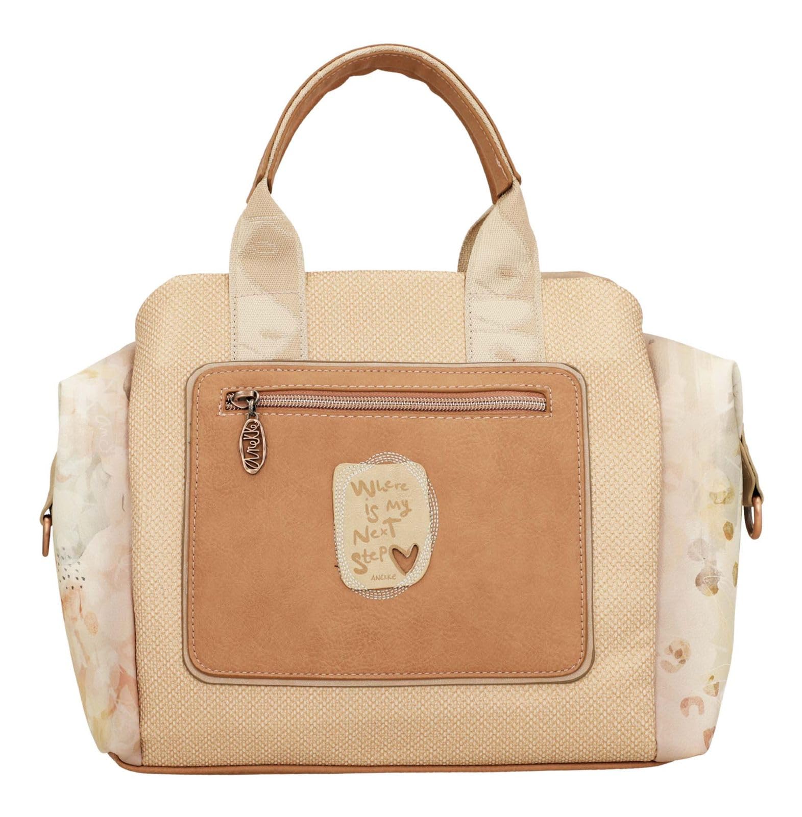 Anekke Bolso Bowling con Bandolera Memories - Gran Capacidad y Material Flexible | Bolsillos Exteriores e Interiores | Medidas: 31x24x16 cm
