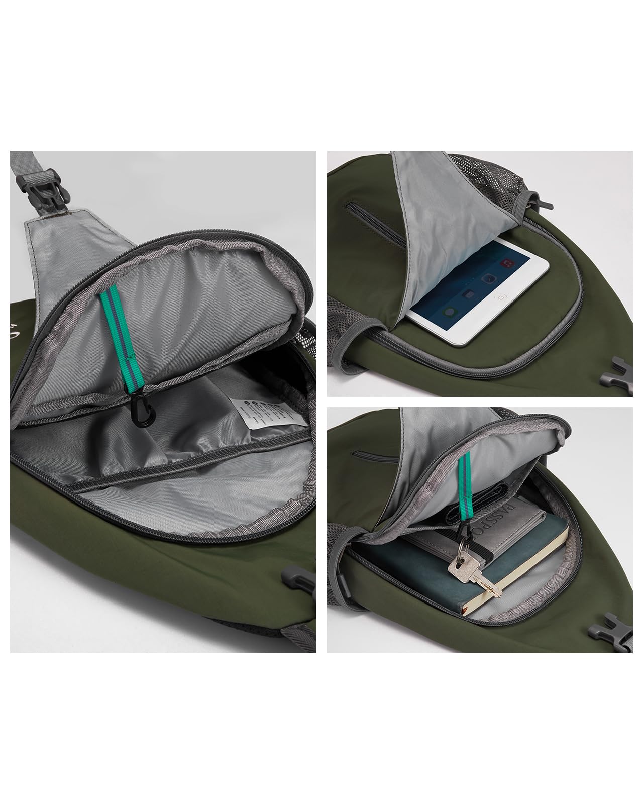 WATERFLY Crossbody Sling Backpack Sling Bag Travel Hiking Daypack view 6