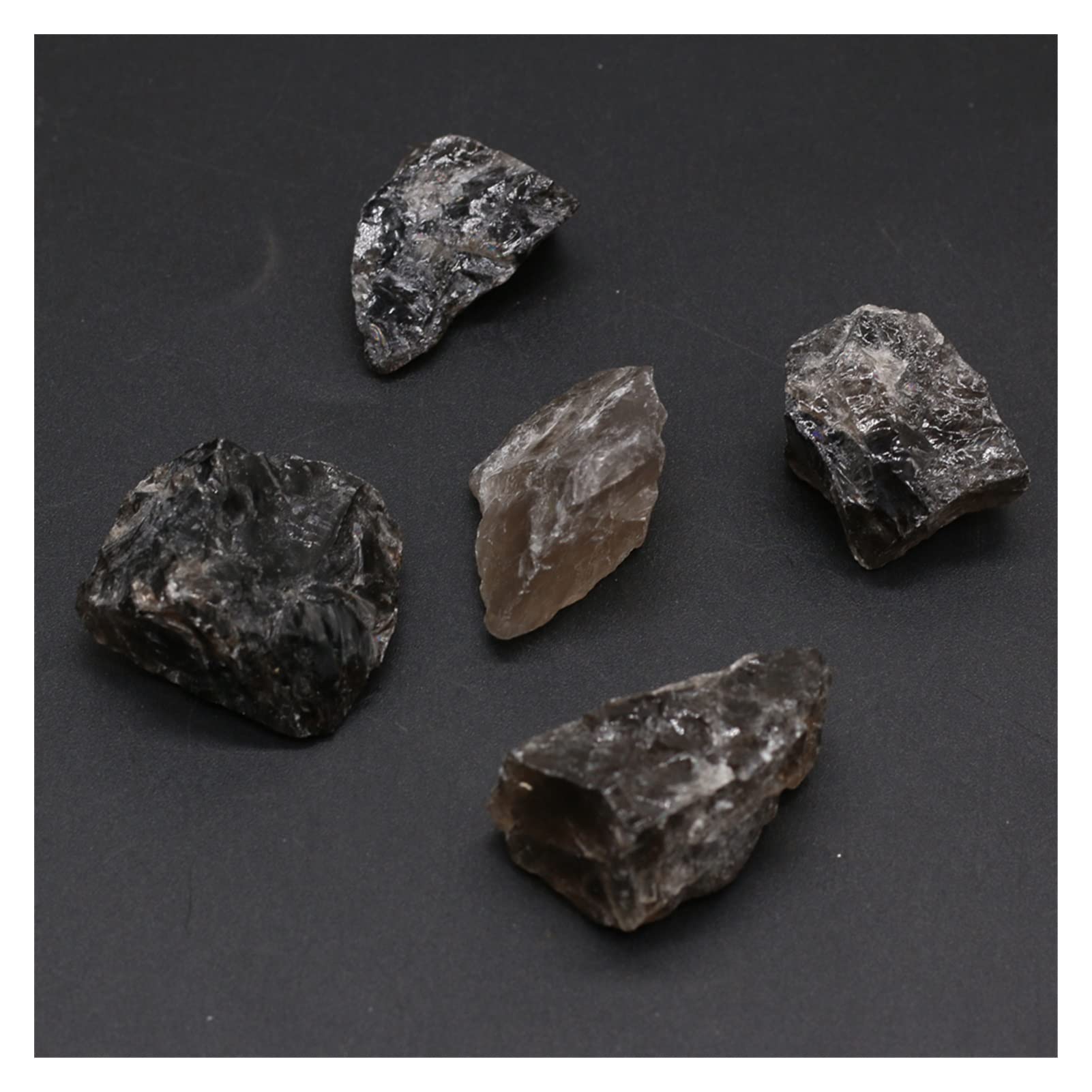 Piedra de Cristal Piedras semipreciosas Naturales Turmalina Negra Grava Rugosa Pecera Joyería DIY Decoración del hogar Adornos Joyería 20-30 mm Espécimen Mineral de Piedra