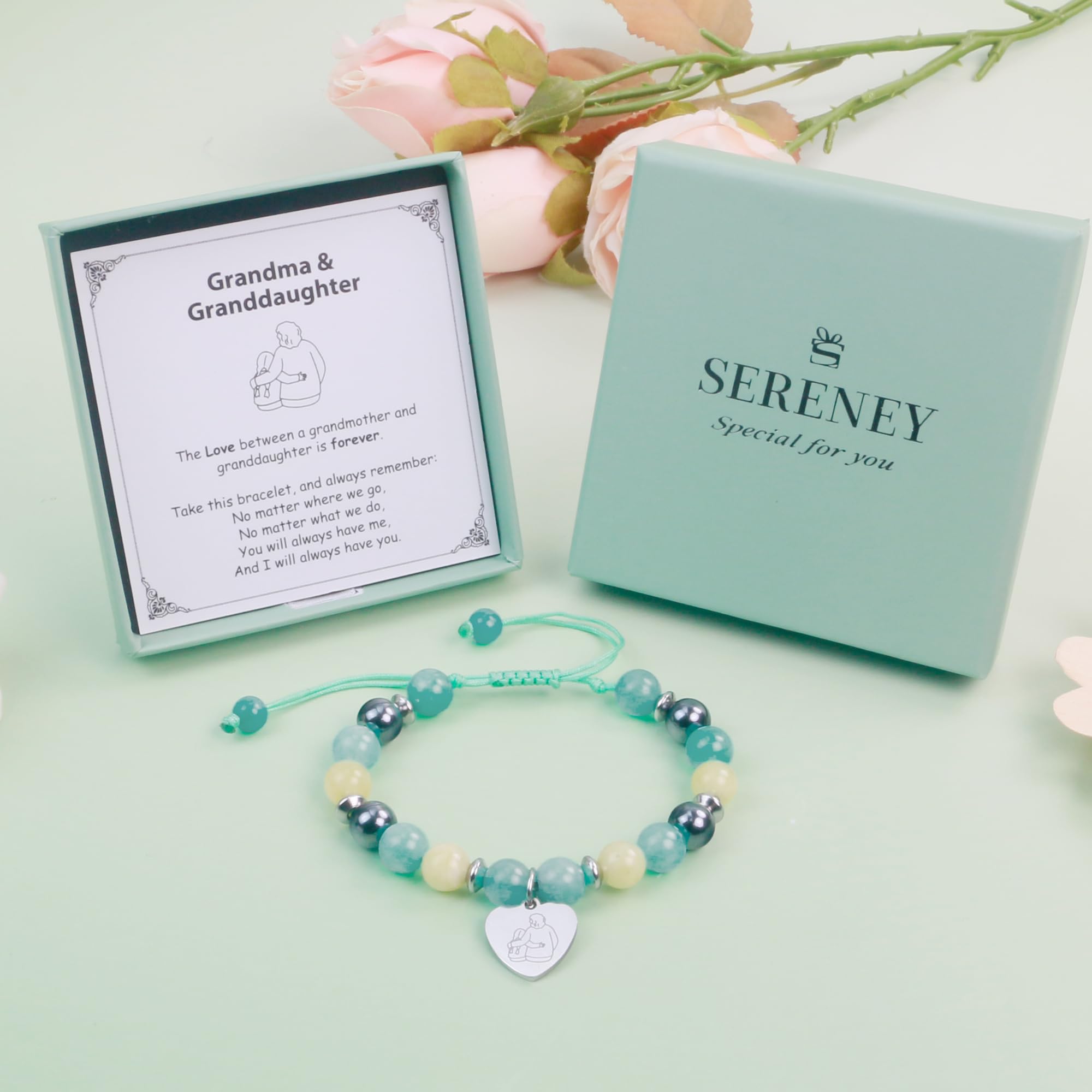 Sereney Dance Recital Gifts for Girls as Handmade Birthday Gift for Women New Grandma Sister in Law Friends Bestie Bracelets Best Friend Gift for Her