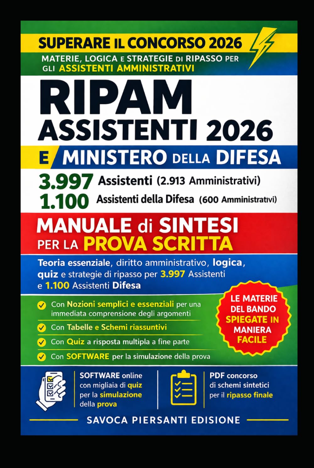 RIPAM Assistenti 2026 e Ministero della Difesa: Manuale di Sintesi per la Prova Scritta