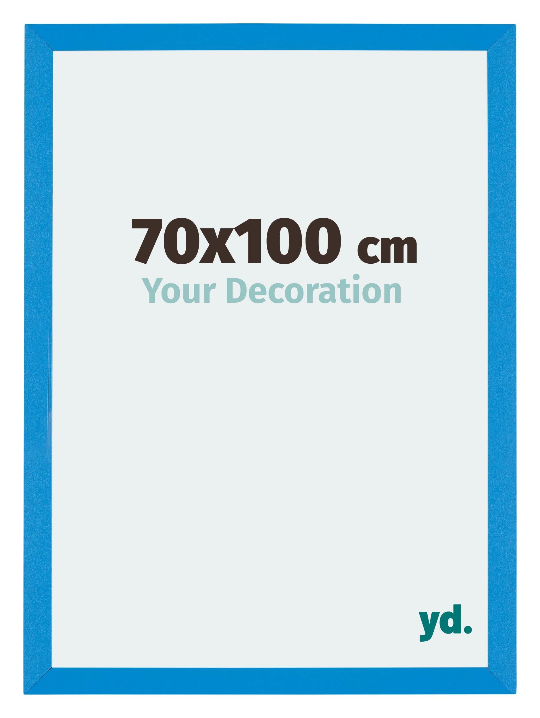 Your Decoration - Puzzle frame 70x100 - Bright Blue - Puzzle frame 1500-2000 Pieces - MDF Photoframe - Mura