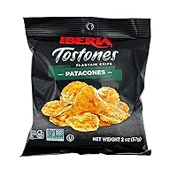 Vista 3 de Iberia Tostones - Chips de plátano, 2 onzas (paquete de 24)