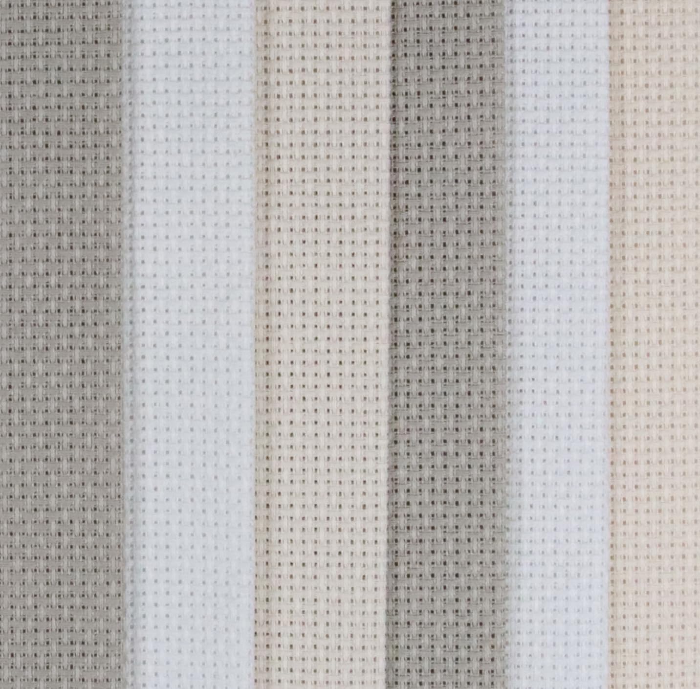 KCS 4/6 pc of 12" x 18"(30cmx45cm) 16 Count Cotton Aida Cloth Cross Stitch Fabric (6 pc,Pearl Grey+White+Ecru)
