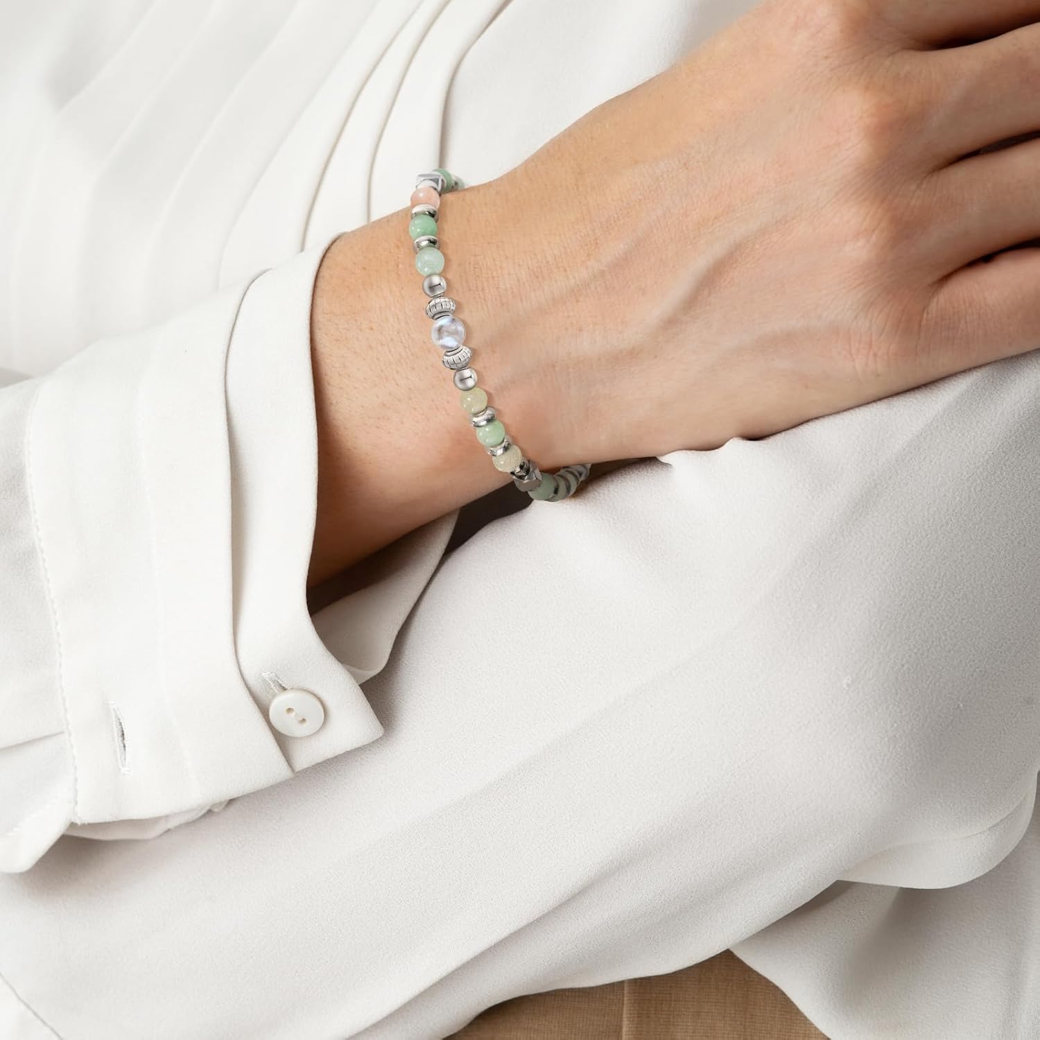 Inspirational Gifts Bracelets for Women: Healing Natural Stone Beaded Bracelets - Valentines Mothers Day Birthday Graduation Christmas Gifts for Women Friends Mom Daughter Sister Bestie - Image 5