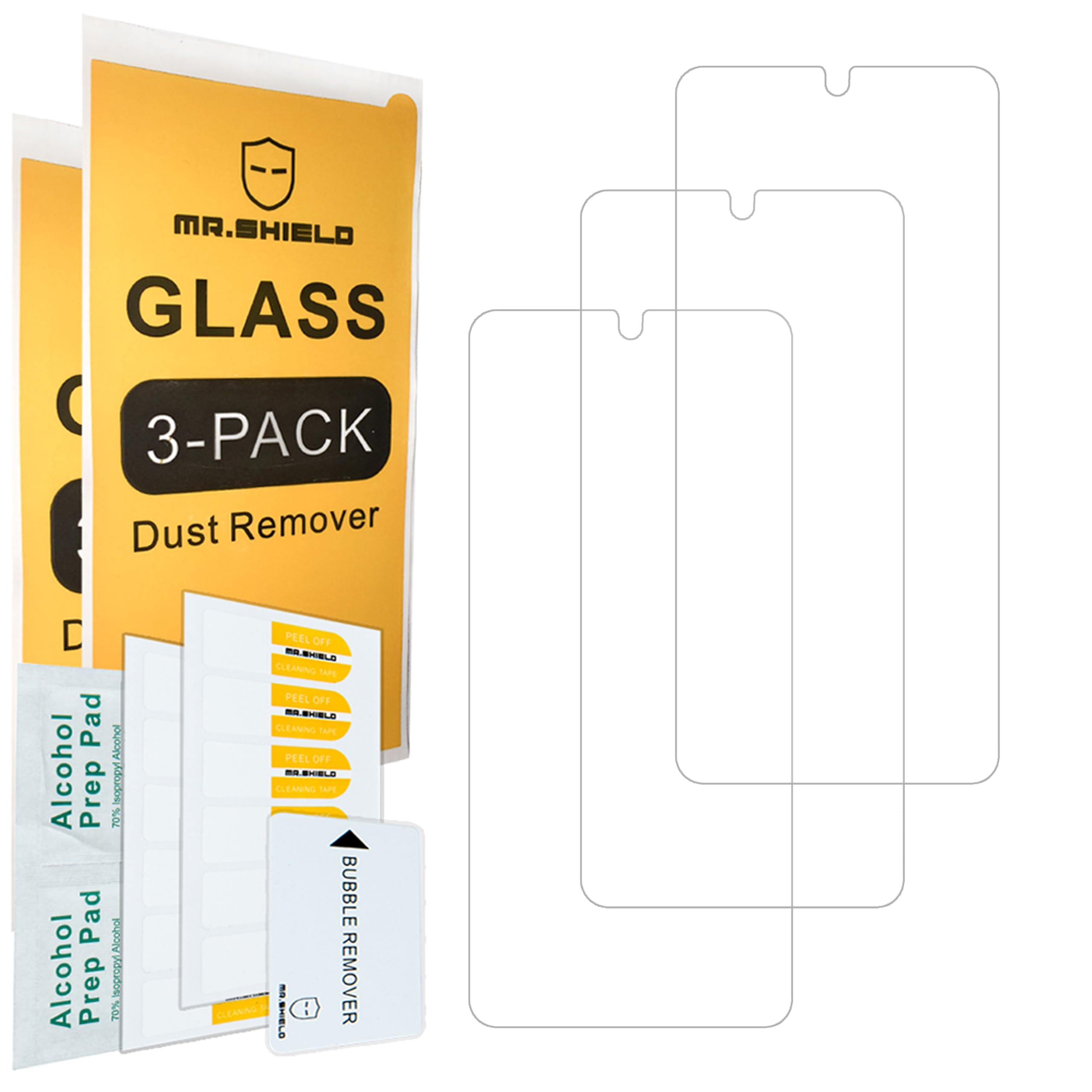 Mr.Shield Screen Protector compatible with Motorola Moto G Stylus 5G (2025) [NOT for 2024 model] [Tempered Glass] [3-PACK] [Japan Glass with 9H Hardness]