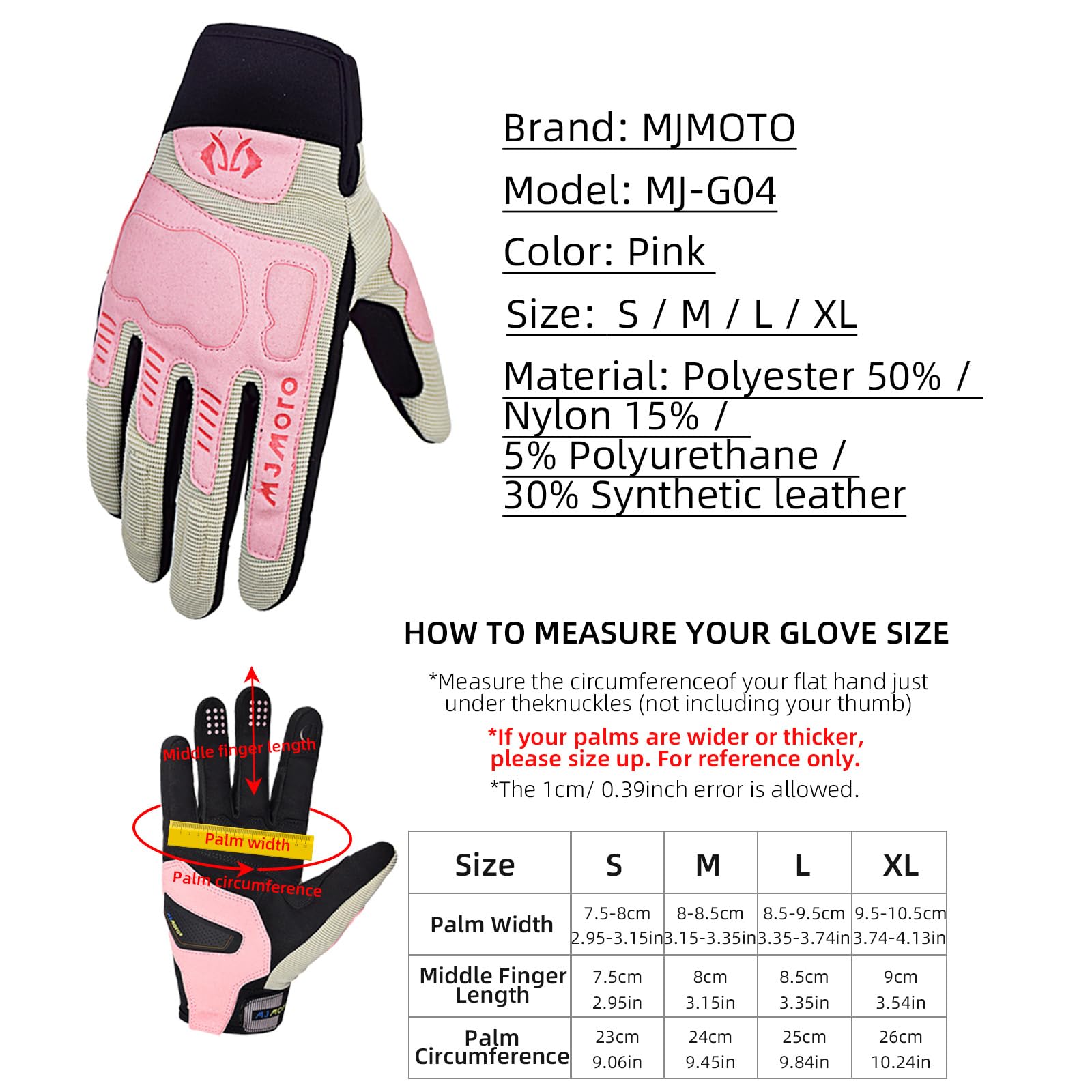 Gants de moto d'été respirants roses pour femme, gants de moto antidérapants pour écran tactile, VTT, VTT, course sur route