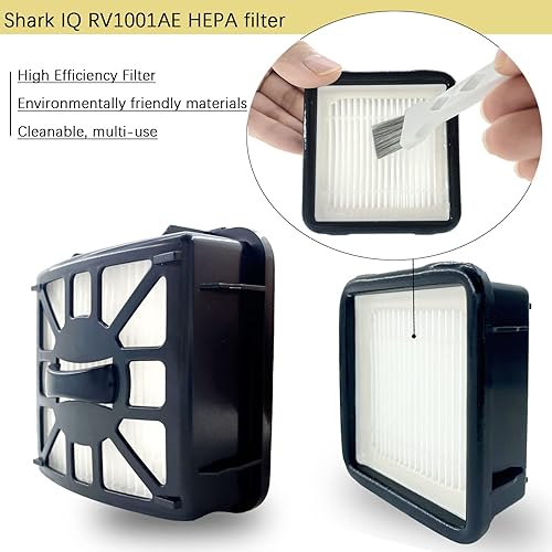 Miniatura 5 de Piezas de repuesto para Shark IQ RV1001AE, Shark AV911S EZ, AV1010AE RV1000 RV1001 AV970 AV993 AV1002AE UR1000SR UR1005AE Kit de accesorios para