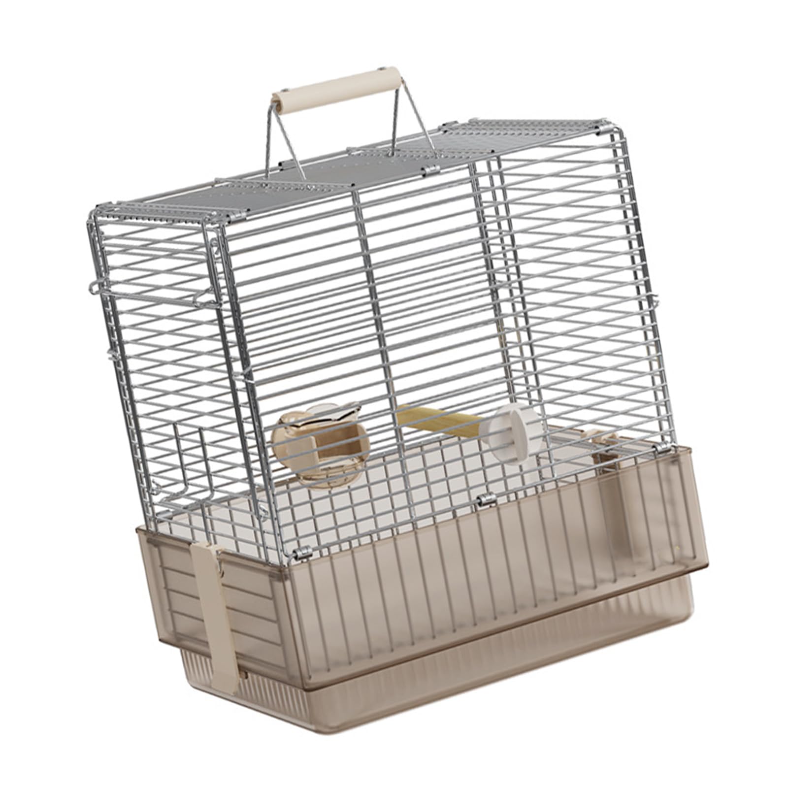 Vogelkäfig aus Edelstahl mit sicherer Haltbarkeit Transport Vogelkäfig für Vögel und Kleintiere Outdoor Klein