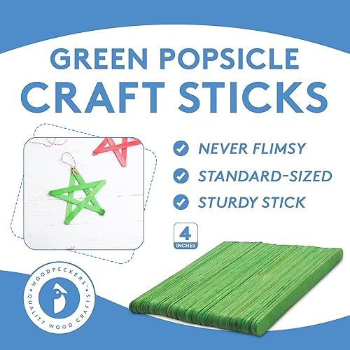 Vista 18 de Palitos de manualidades jumbo morados de 6 pulgadas, paquete de 100 palitos de paletas para manualidades, palitos de cera y depresores de lengua