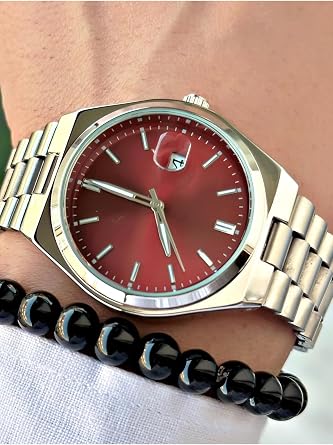 Premium Seri Özel Tasarım Lüks Seri Metal Kordon Classic Erkek Kol Saati-Bileklik Hediyeli