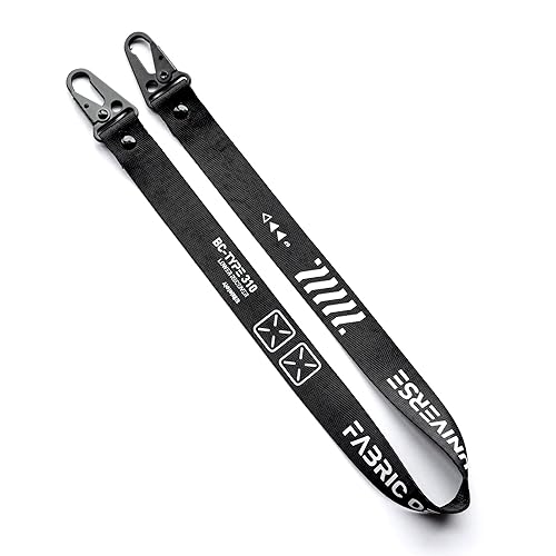 Fabric of the Universe Techwear Cyberpunk Graphic Keychain Hang Tag - Cbr-014 Bl Long Carabiner