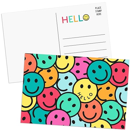 SWEETZER & ORANGE Hello Postcards Pack (60 Greeting Slips) –