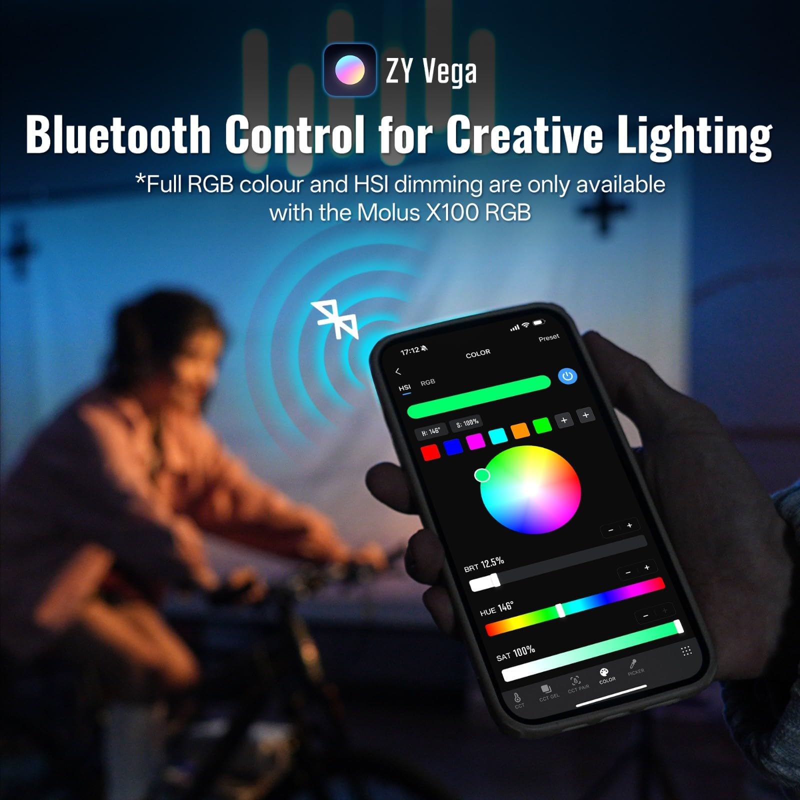 Amazon.com: ZHIYUN MOLUS X100 RGB PRO V2 100W Full Color Portable