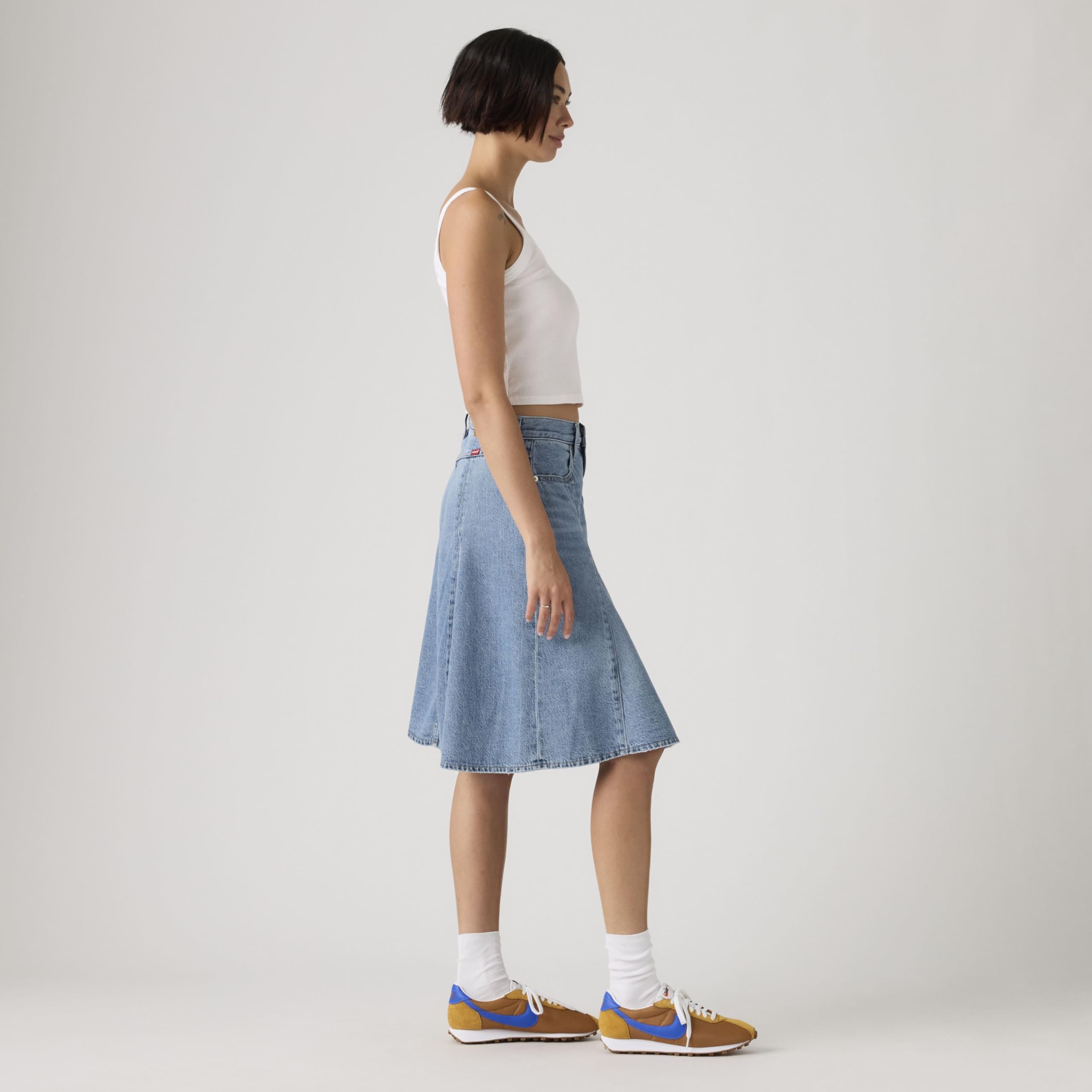 Levi's Godet Knee Length Skirt Good Grades Tenc